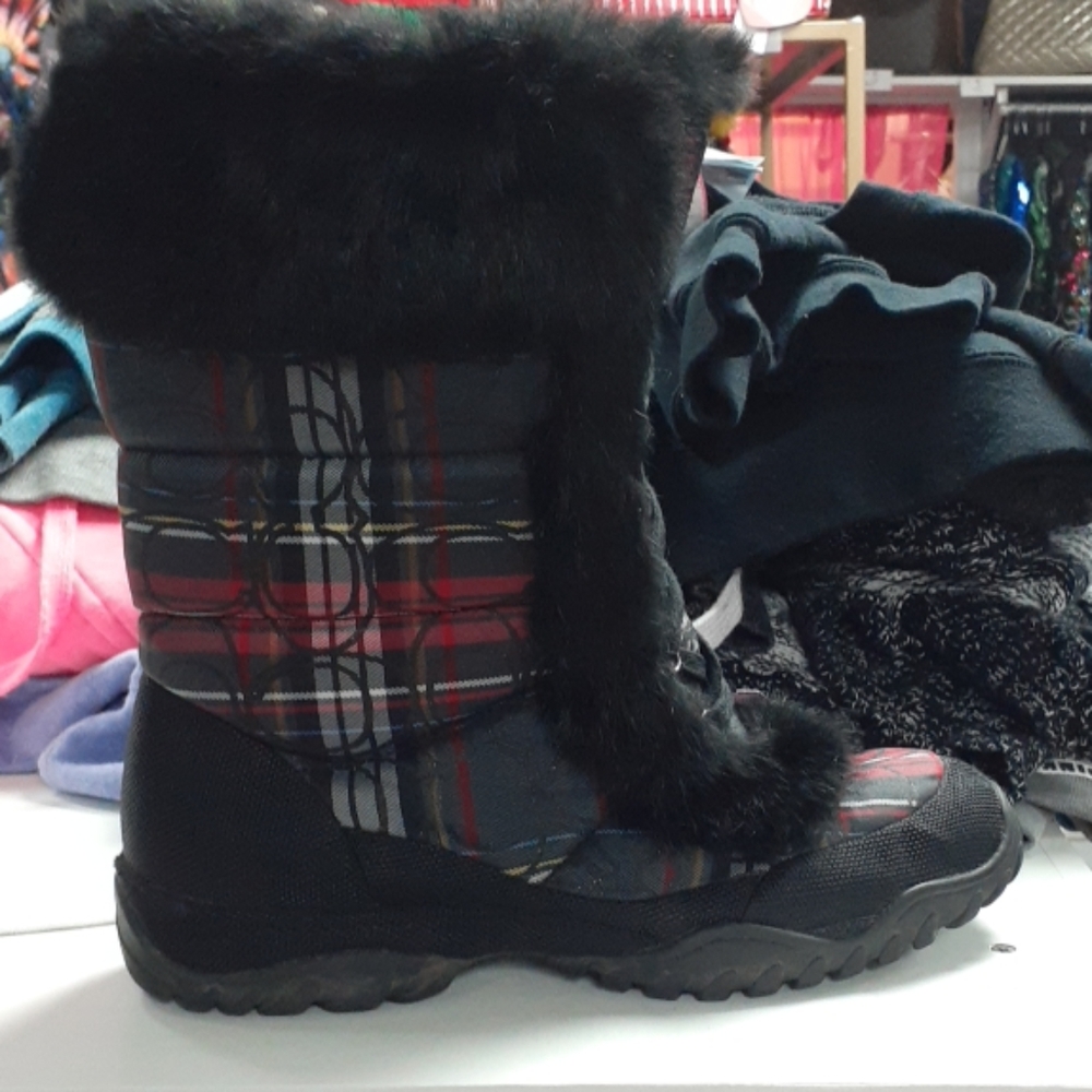 Coach Fur Snow Boots